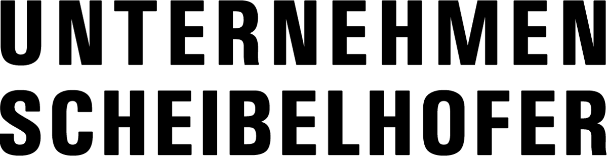 Schriftzug: Unternehmen Scheibelhofer